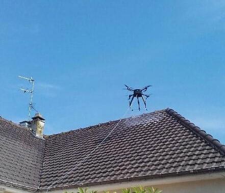 Pulvérisation par drone